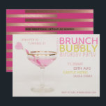 壮大な21stブランチBUBBLYカクテルピンク金ゴールド 招待状<br><div class="desc">ピンクモダンのジンのカクテルを使ったトレンディーと誕生日の招待状は、女性の21歳の誕生日や祝任意の誕生日のマイルストーンに最適！トレンディーメタリックピンクと金ゴールドグラフィック、フレーズBrunchとBubblyとタイポグラフィテンプレートフィールドモダンを備えている。以下もしのタブでアシスタンス、一致するアイテム連絡またはカスタムデザインDesigner LeahGが必要。</div>