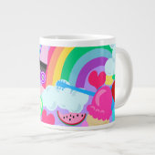 壮大な80年代の爆発 ジャンボコーヒーマグカップ (正面右)