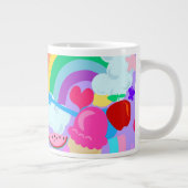 壮大な80年代の爆発 ジャンボコーヒーマグカップ (右)