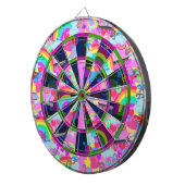 壮大な80年代の爆発 ダーツボード (正面右)