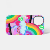 壮大な80年代の爆発 iPhoneケース (裏面横)