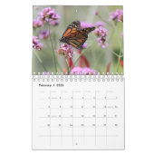 壮大な（昆虫）オオカバマダラ、モナーク2025カレンダー カレンダー (2月 2026)