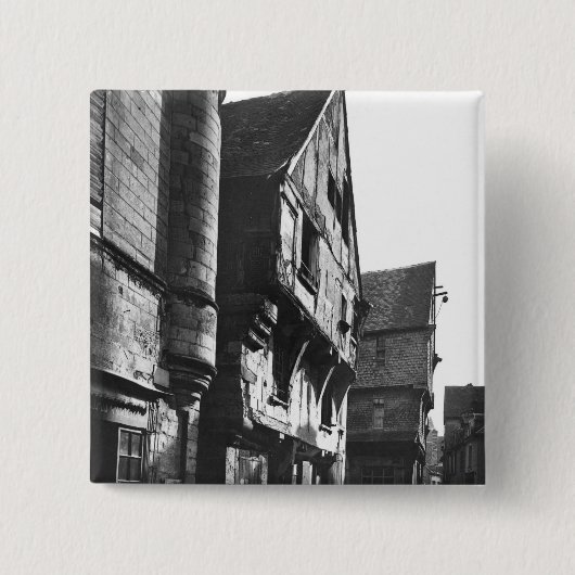 壮大なCarroiの古い家 缶バッジ (正面)