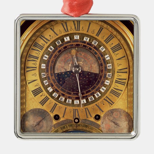壮大なDauphinのためになされる天文時計 メタルオーナメント (正面)