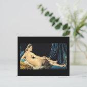 壮大なOdalisque 1814年のジーンAugusteドミニック ポストカード (スタンド正面)