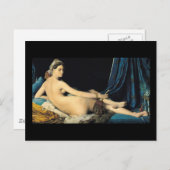 壮大なOdalisque 1814年のジーンAugusteドミニック ポストカード (正面/裏面)