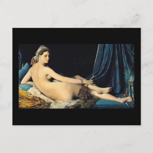 壮大なOdalisque 1814年のジーンAugusteドミニック ポストカード (正面)