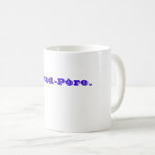 "壮大なPère"壮大なpère tasse de cafe? コーヒーマグカップ (正面右)