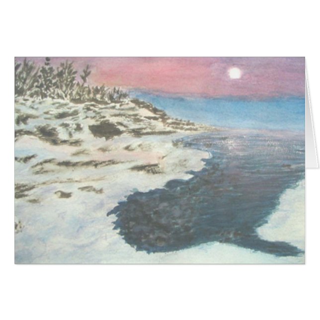 壮大なPortageの冷ややかな日没 (正面横)