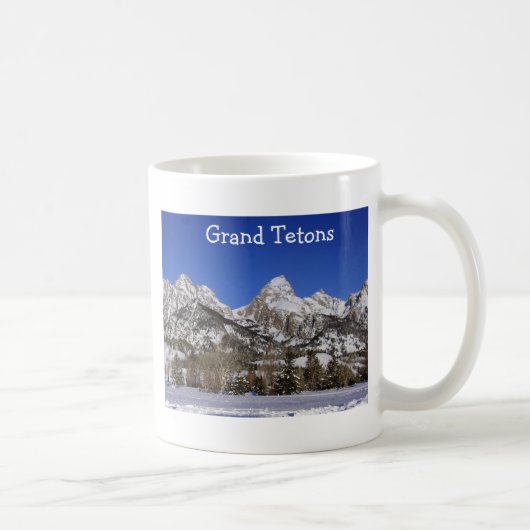 壮大なTetonの国立公園のマグ コーヒーマグカップ (右)