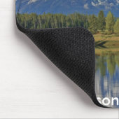 壮大なTetonの国立公園シリーズ4 マウスパッド (コーナー)