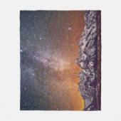 壮大なTeton上の銀河 フリースブランケット (正面)