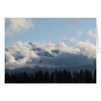 壮大なTetonsおよびタカ