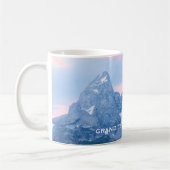 壮大なTetonsの日没の氷河マグ コーヒーマグカップ (左)