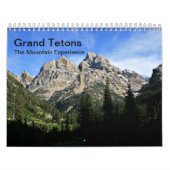 壮大なTetons カレンダー (カバー)