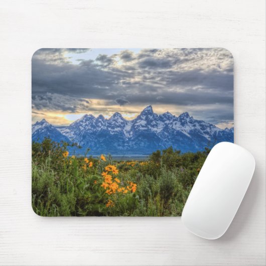 壮大なTetons マウスパッド (マウス)