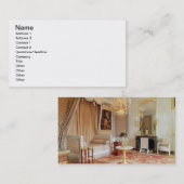 壮大なTrianon (写真)の寝室 名刺 (正面/裏面)