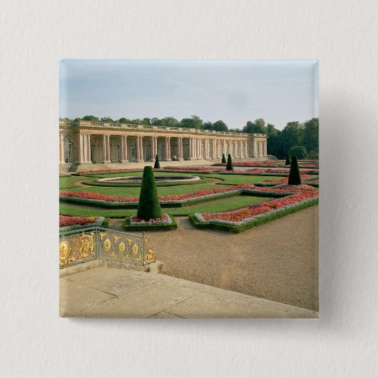 壮大なTrianon 1687年の庭の正面(phot 缶バッジ (正面)