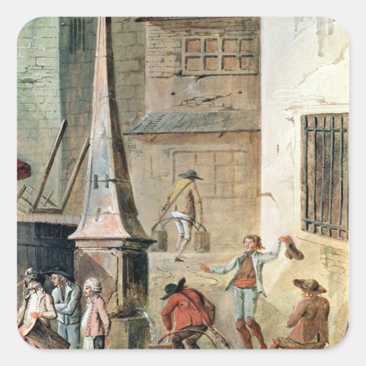 壮大の前のde l'Apportパリを置いて下さい スクエアシール (正面)