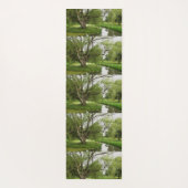 壮大の緑前に ヨガマット (裏面)