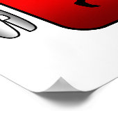 壮観なテニス(男性) ポスター (角)