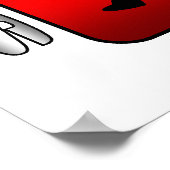 壮観なペイントボール ポスター (角)