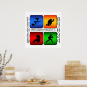 壮観なペイントボール ポスター (キッチン)