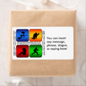 壮観なペイントボール ラベル (インサイチュ)