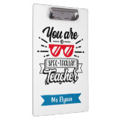 壮観な先生おもしろいプンクリッボード クリップボード (右)