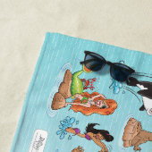 壮観な南カリフォルニアビーチ毛布 ビーチタオル (インサイチュ)