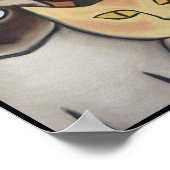 壮観な猫1 ポスター (角)