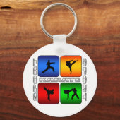 壮観な空手 キーホルダー (正面)