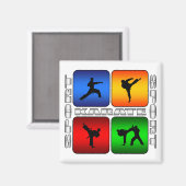 壮観な空手 マグネット (正面/裏面)