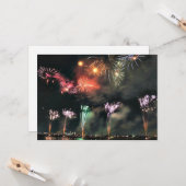 壮観な花火 カード (正面/裏面インサイチュ)