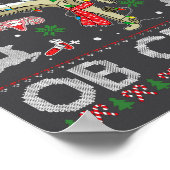 壮観なOBクルー診察用窺器 クリスマスのセーター OBG ポスター (角)