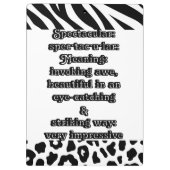 壮観：定義仕様・tac・u・lar クリップボード (裏面)