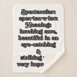 壮観:定義仕様・tac・u・lar シェルパブランケット