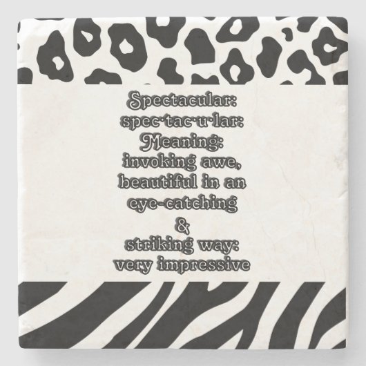 壮観：定義仕様・tac・u・lar ストーンコースター (正面)