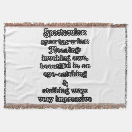 壮観:定義仕様・tac・u・lar スローブランケット