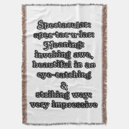 壮観:定義仕様・tac・u・lar スローブランケット