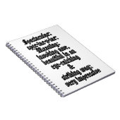 壮観：定義仕様・tac・u・lar ノートブック (右側)