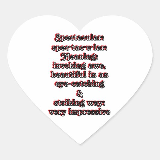 壮観：定義仕様・tac・u・lar ハートシール (正面)