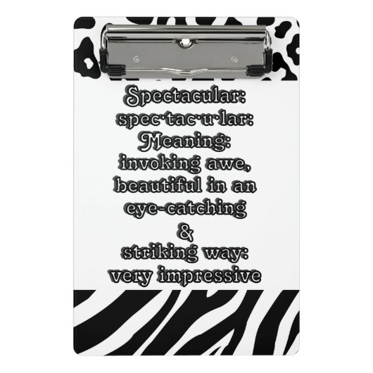 壮観：定義仕様・tac・u・lar ミニクリップボード (正面)