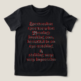 壮観: 定義 スペクタキュラー トライブレンドTシャツ