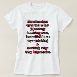壮観: 定義 スペクタキュラー Tシャツ