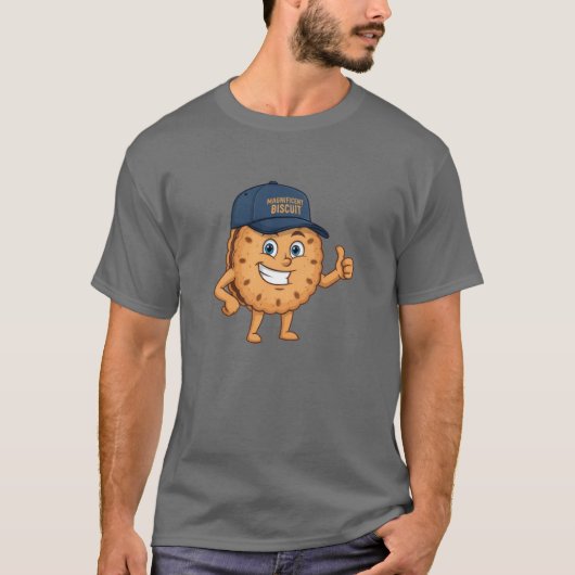 壮麗なるビスケットTシャツ Tシャツ (正面)