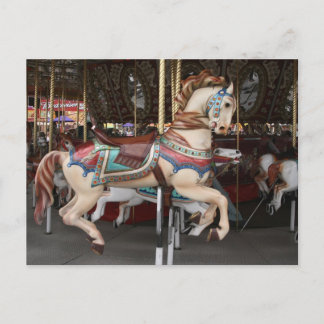 壮麗なカルーセルの馬 ポストカード