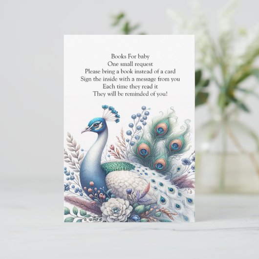 壮麗なクジャク エンクロージャーカード (スタンド正面)