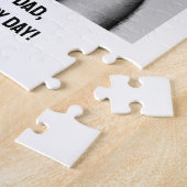 壮麗なサポートギフト、パパヒーローソバカスタムー写真 ジグソーパズル (側面)