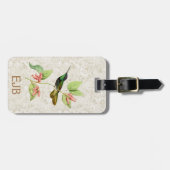 壮麗なハチドリの荷物のラベル ラゲッジタグ (正面横)